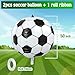 Soulchen 2 Pcs 50 Inch 4D Soccer Balloons Soccer Birthday Party Decorations Large Metallic Round Sphere Foil Football Ball Balloons for Sports Birthday Themed Party Decoration Supplies - Image 4