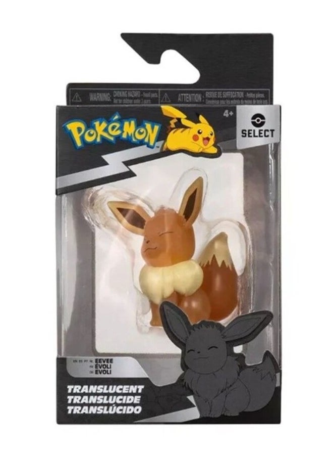 Pokemon Pokemon Select Translucent Eevee Battle Figure  - Image 1