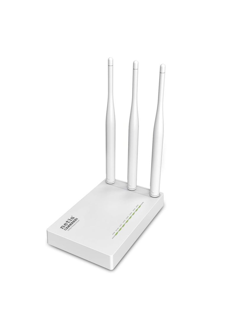 Netis - Netis WF2409E 300Mbps High-Speed Wireless N Router | Smart 3 x 5dBi High Gain Antennas with Parental Control for Computers, Smartphones, Wireless Cameras - Image 1