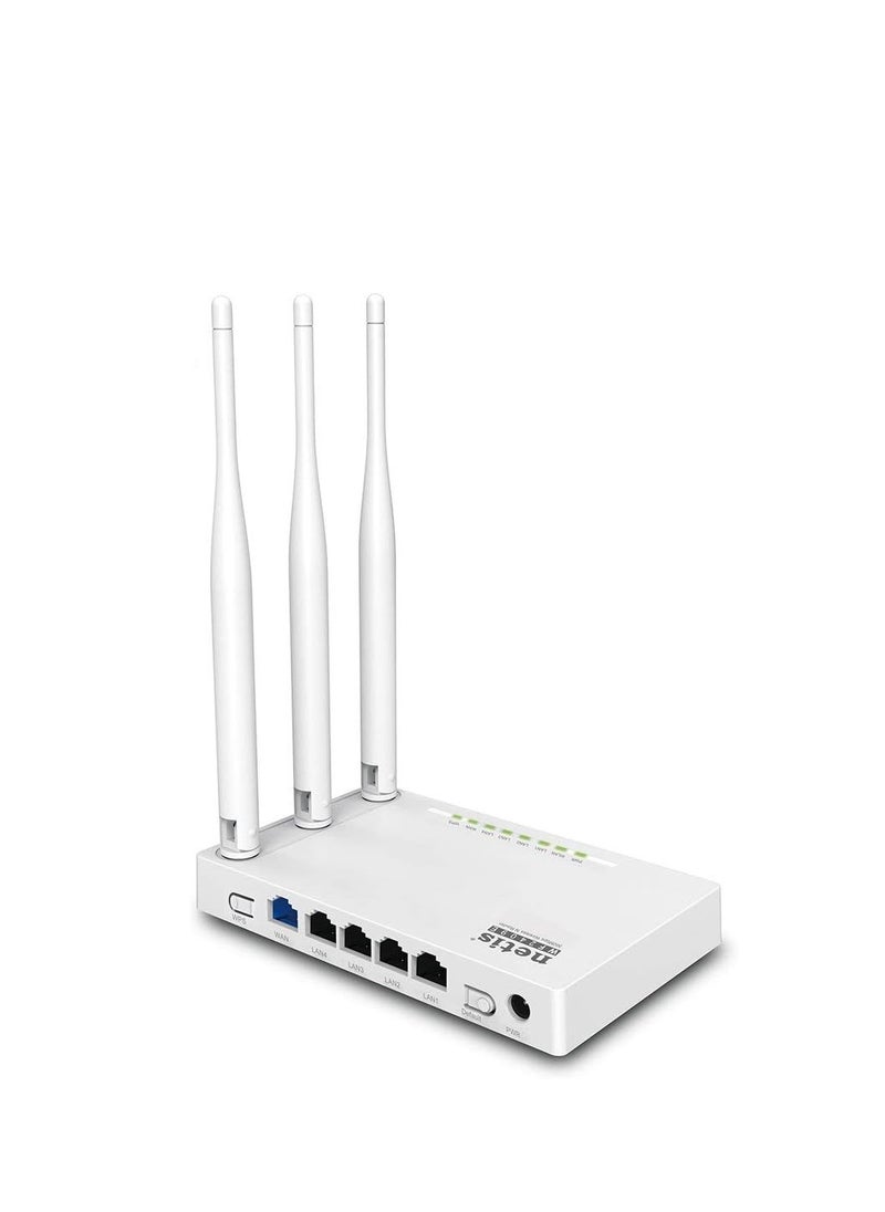 Netis - Netis WF2409E 300Mbps High-Speed Wireless N Router | Smart 3 x 5dBi High Gain Antennas with Parental Control for Computers, Smartphones, Wireless Cameras - Image 1