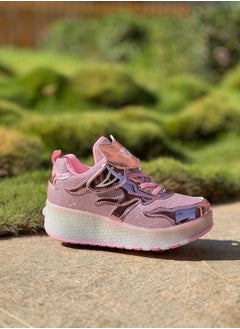 LITTLE ROCKZ حذاء رياضي بإضاءة فلاش LED أنيق من Heelys مع عجلات ونعل لايتنينج  - Image 5