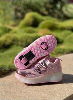 LITTLE ROCKZ حذاء رياضي بإضاءة فلاش LED أنيق من Heelys مع عجلات ونعل لايتنينج  - Image 3