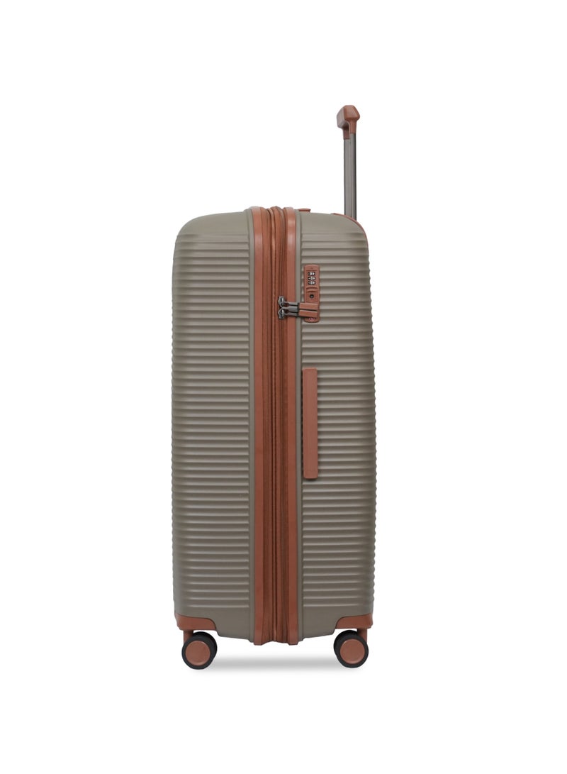 President PP  3-piece luggage set High-quality Travel bag ( S,M,L) spinner wheels, Model -97980 ( CHAMPANGNE ) - Image 2