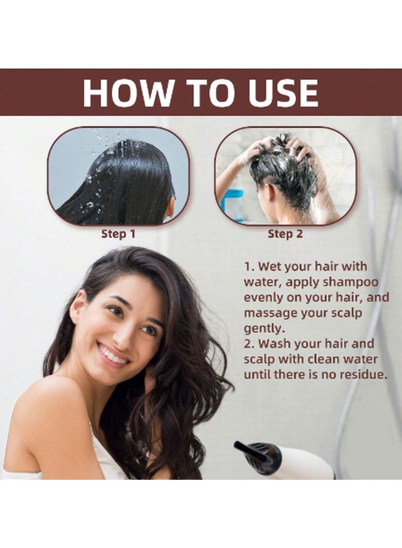 EELHOE Polygonum Multiflorum Extract Herbal Shampoo Anti Hair Fall Hair Growth Anti Dandruff Hair Care 100ml - Image 4