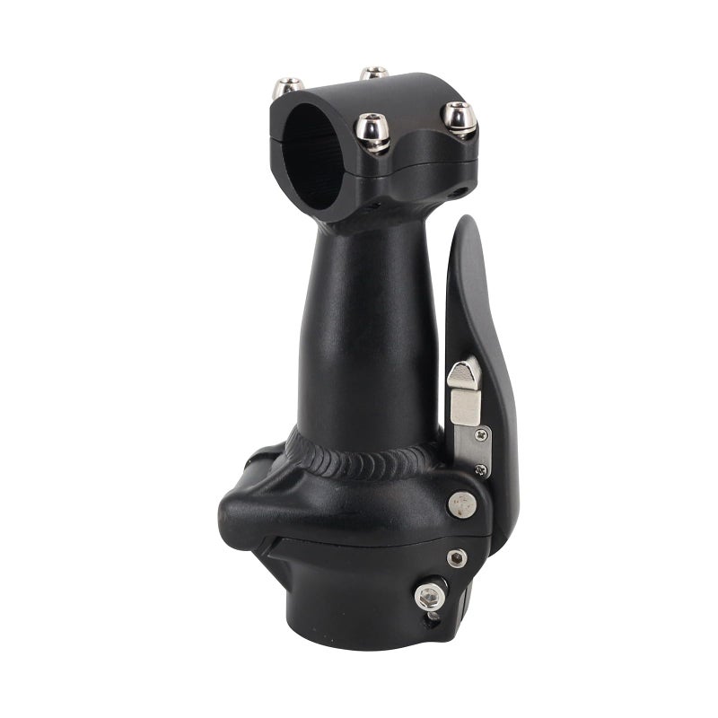 WEERAS Folding Bicycle Stem Aluminum Alloy Folding Handlebar for Folding Bike Folding Electric Bicycle 286mm Black