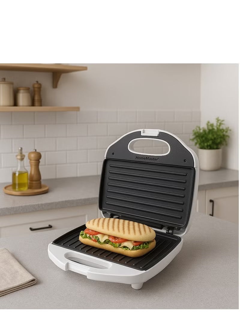 Home Master Sandwich Grill, Non-Stick Plate, 750W, Model HM-320 - Image 2