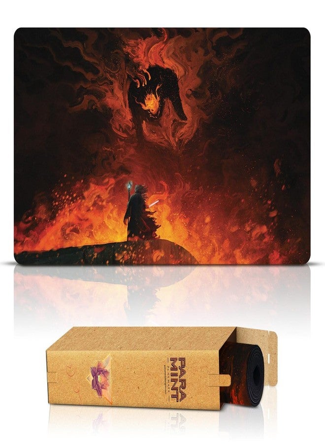 Paramint The Shadow and The Flame (Stitched) - MTG Playmat by Anato Finnstark - Compatible with Magic The Gathering Playmat - Original Designs - Image 1