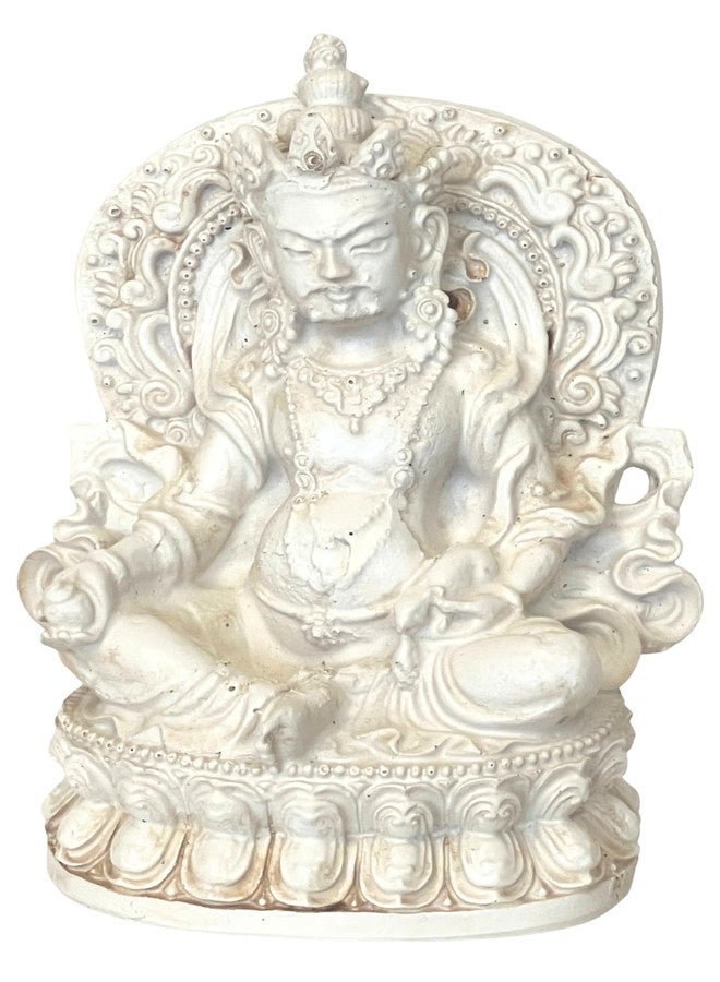 Bellaa 24702 Kubera Statues Tibet God Dzambhala Jambhala Zambala for Wealth Hindu Gods Prosperity Retro Rustic Sculpture Vintage Antiques Style Deity - Image 4