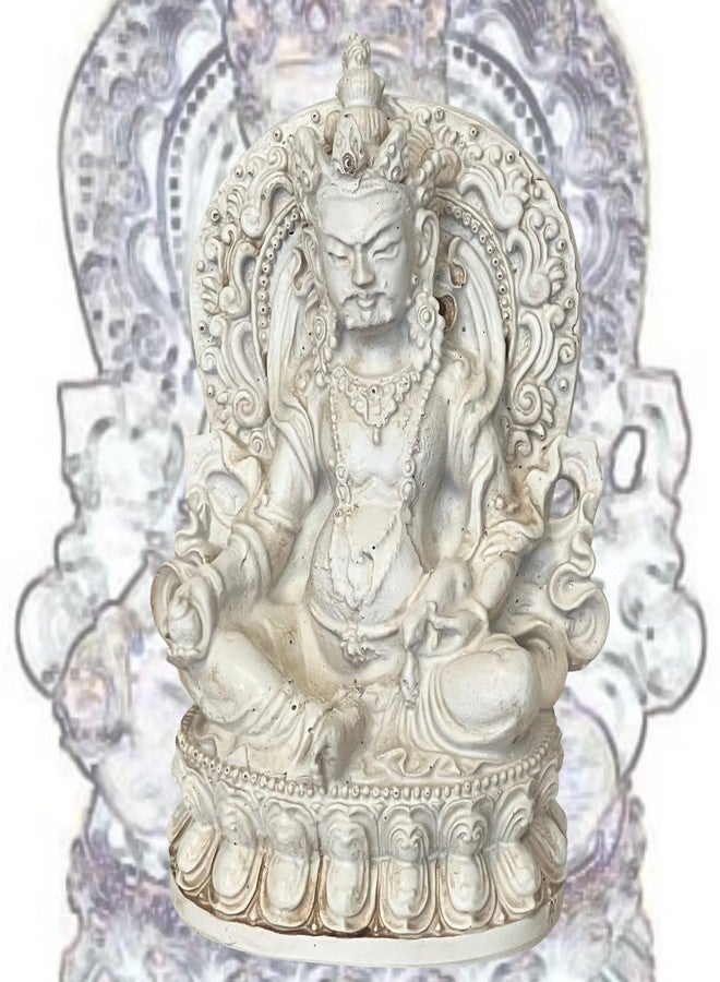 Bellaa 24702 Kubera Statues Tibet God Dzambhala Jambhala Zambala for Wealth Hindu Gods Prosperity Retro Rustic Sculpture Vintage Antiques Style Deity - Image 5