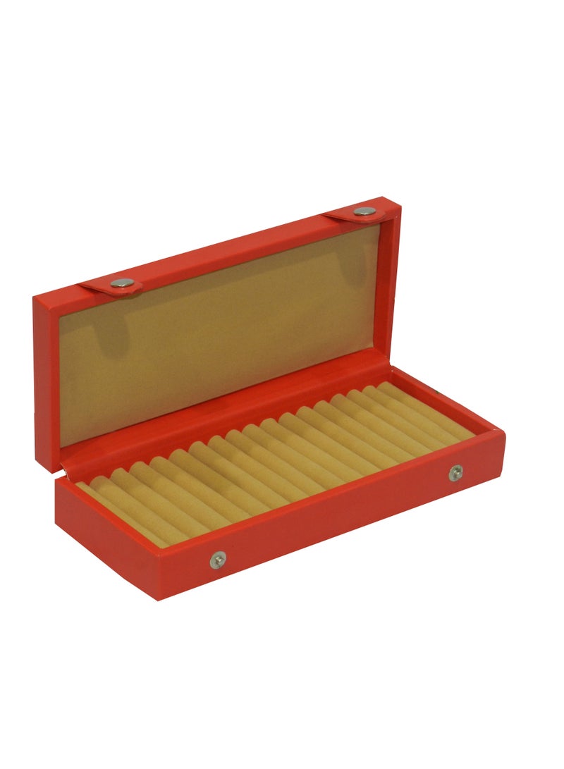 LAVERI LEATHER Laveri Faux Leather Designer New Collection Ring And Cufflink Box  - Image 4