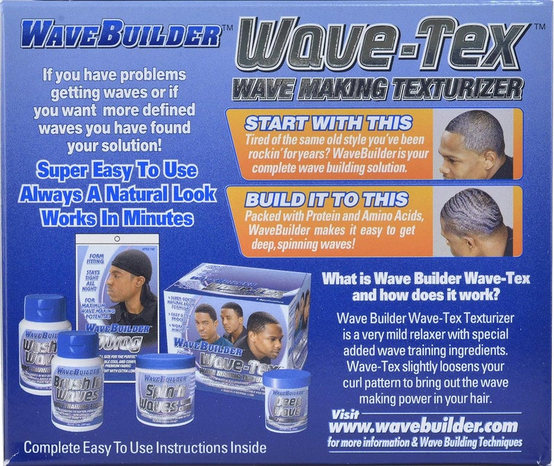 WaveBuilder Wave-Tex Wave Making Texturizer Kit for Difficult to Wave Hair - 1 Application - Image 2