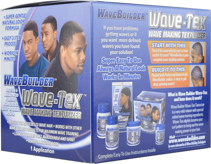 WaveBuilder Wave-Tex Wave Making Texturizer Kit for Difficult to Wave Hair - 1 Application - Image 5