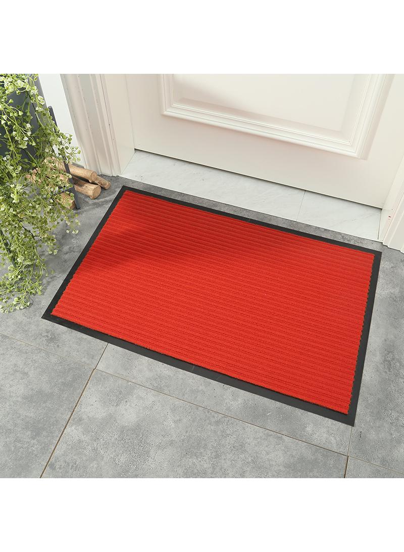general Striped Water Absorption Entrance Door Mat Red - Image 1