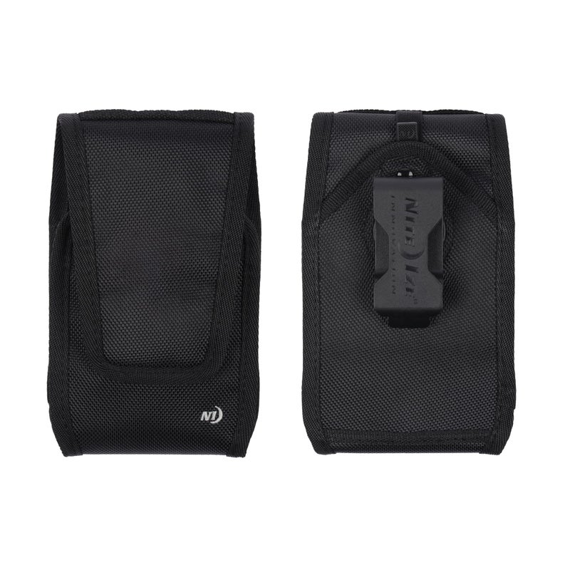 Nite Ize Clip Case Cargo Universal Rugged Phone Holster - Holster for Men's & Women's Belts - Utility Belt Pouch - Phone Accessories - XX-Large, Black - Image 2
