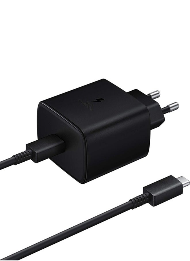 ماركة غير محددة - شاحن بي دي فائق السرعة 45 وات مع كابل usb-c متوافق مع اجهزة سامسونج - Image 1