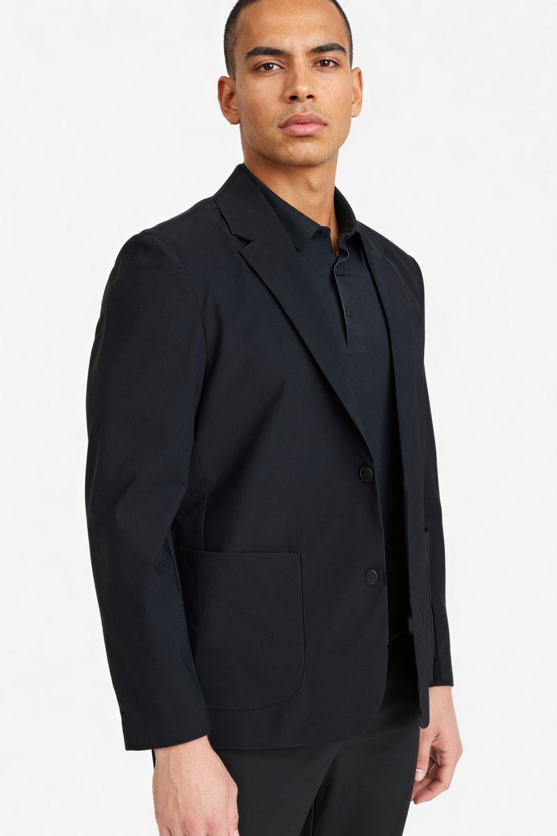 DeFacto Black Man Technical Fabric Stretch Blazer Casual - Image 4