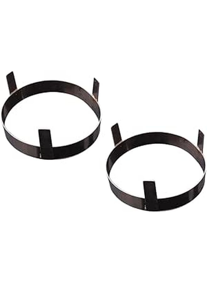 Stainless Steel Coconut Stand Rack 2Pcs For Kitchen Steaming Serving - Image 1