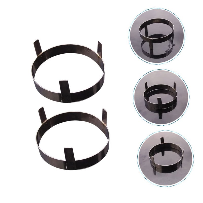 Stainless Steel Coconut Stand Rack 2Pcs For Kitchen Steaming Serving - Image 5