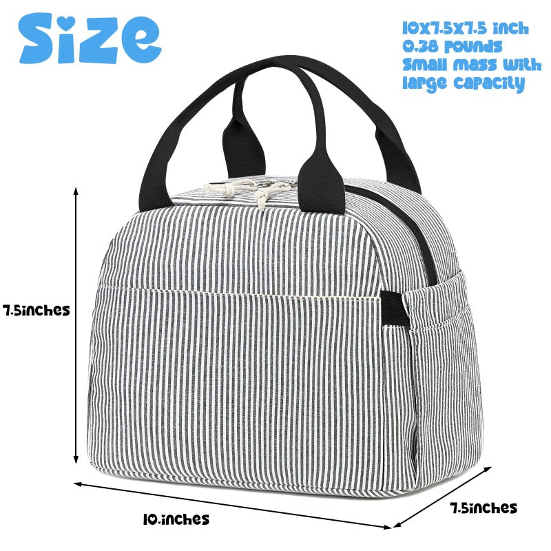 Bluboon Lunch Box for Women Cute Lunch Bag Reusable Insulated Lunch Bags Large Capacity Lunchbox Cooler for Work Picnic or Travel - Image 3