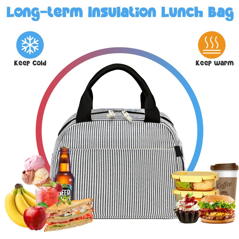 Bluboon Lunch Box for Women Cute Lunch Bag Reusable Insulated Lunch Bags Large Capacity Lunchbox Cooler for Work Picnic or Travel - Image 5