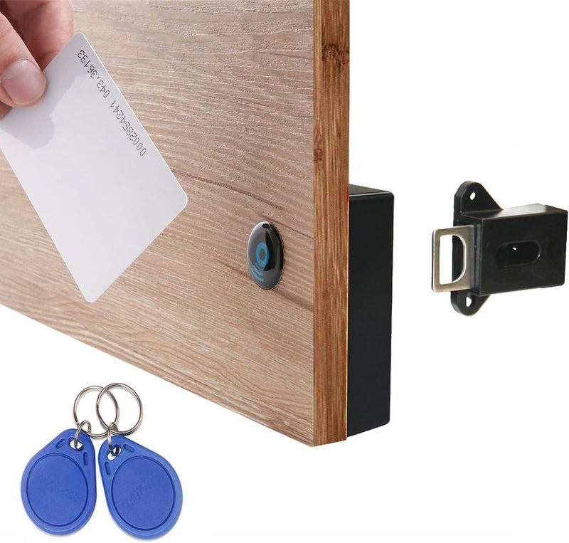 WOOCH RFID Locks for Cabinets Hidden DIY Lock - Electronic Lock with USB Cable for Wooden Drawer Locker Cupboard Gun Box - Image 1