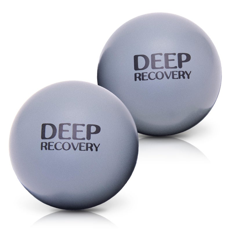 Deep Recovery Yoga Deep Tissue Massage Ball Set, Firm Density â€“ 2.9-Inch Myofascial Release Balls for Feet, Back, Neck, Legs & Arms â€“ Trigger Point & Mobility Therapy (2-Pack) - Image 1