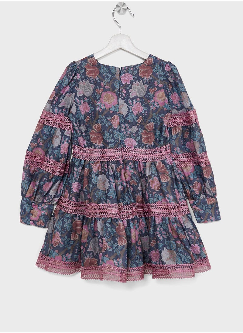Bardot Junior - Kids Carminia Printed Midi Dress - Image 1