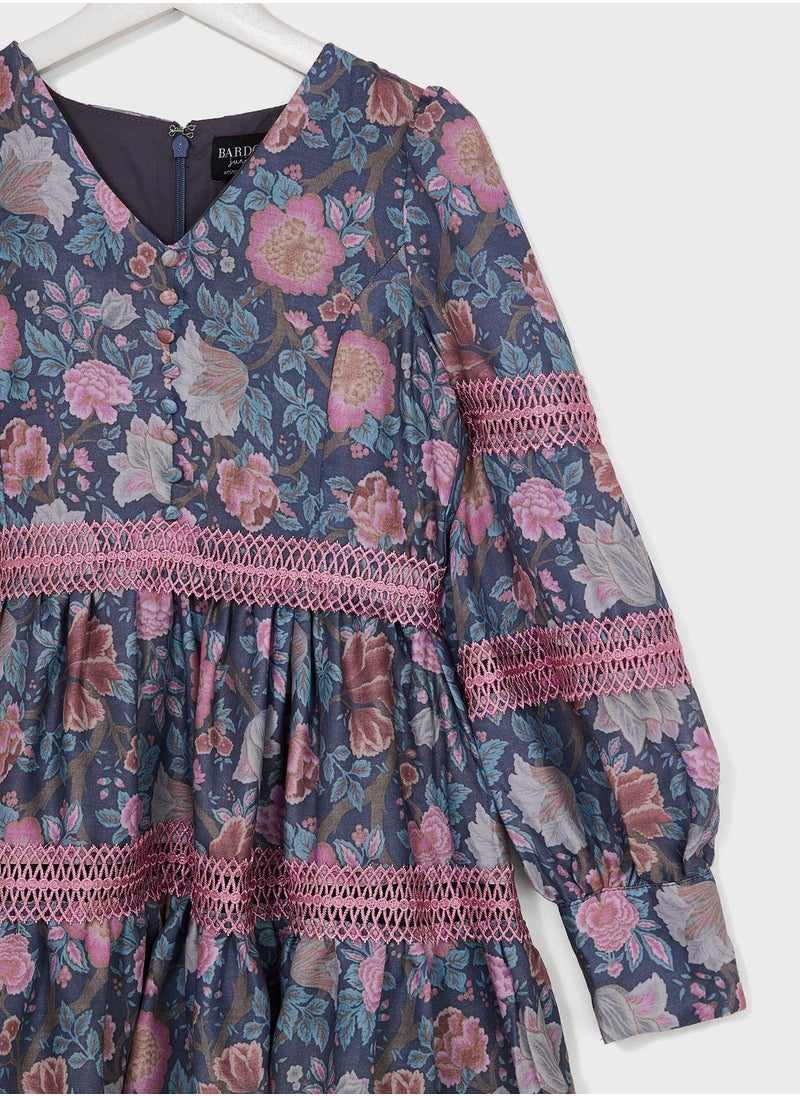 Bardot Junior - Kids Carminia Printed Midi Dress - Image 1