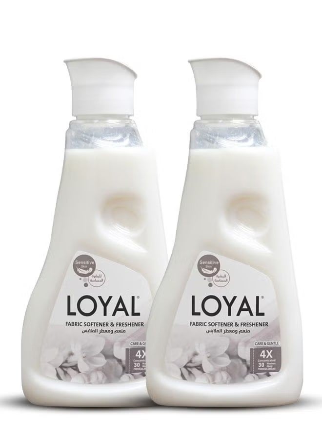 Loyal Fabric Softener And Freshner with Gentle and Care Fragrance Capsule 30+30 Washes 2x750 ML - Image 2
