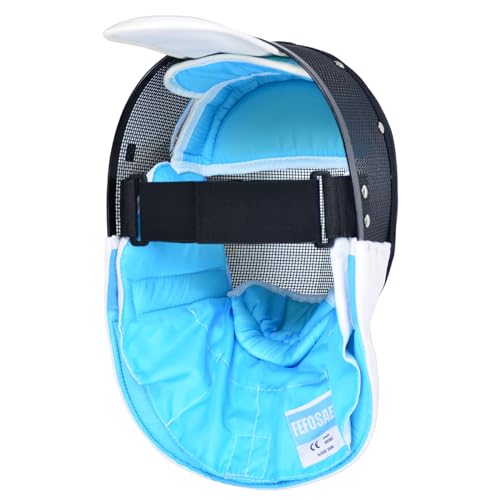 FEFOSAEP Epee Fencing Mask - 350N Mask with Removable Lining - CE Certified Epee Fencing Helmet (Removable Lining, Small) - Image 3