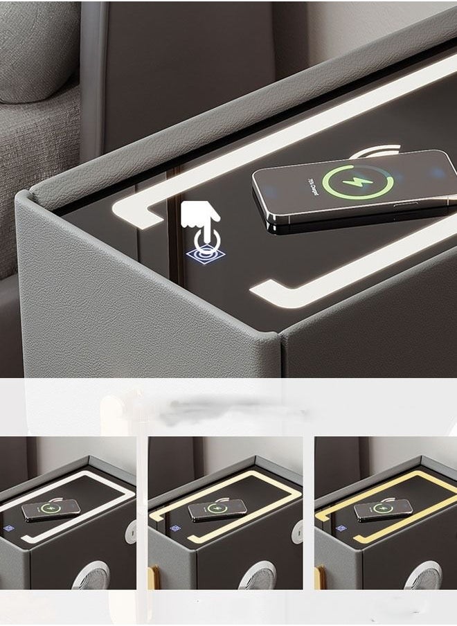 keke Smart Bedside Table Rechargeable And Multifunctional Wireless Charging And BT Speaker For Bedroom 35 X 40  - Image 2
