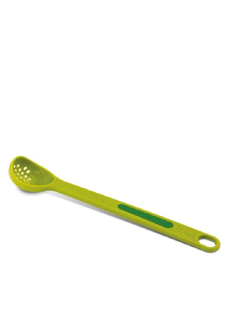 Joseph Joseph Joseph Joseph 2-Piece Scoop and Pick Jar Spoon and Fork, for olives in jars - Green  - Image 1