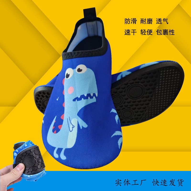 Children'S Beach Shoes New Non-Slip Soft Sole Outdoor Wading Shoes Indoor Floor Fitness Yoga Shoes And Socks - Image 3