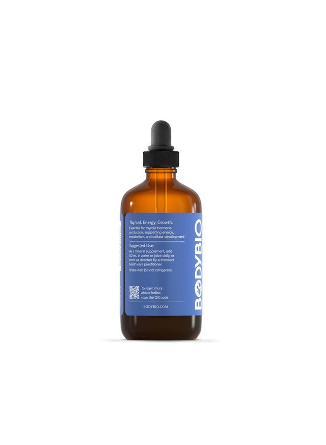 BodyBio - Liquid Iodine for Thyroid Health - High Absorption, Pure, Concentrated Iodine Supplement - 2oz - Image 3