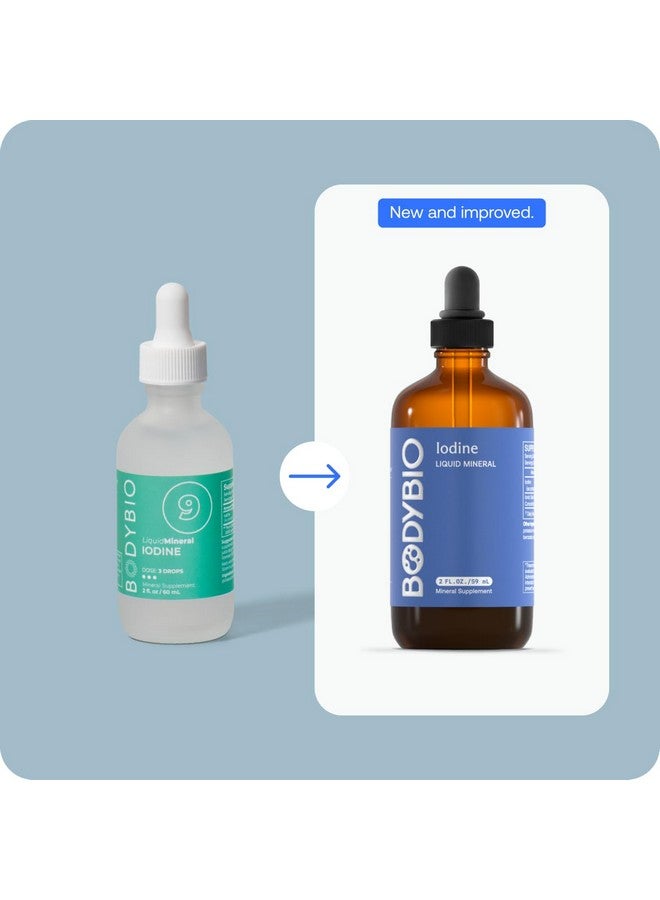BodyBio - Liquid Iodine for Thyroid Health - High Absorption, Pure, Concentrated Iodine Supplement - 2oz - Image 5