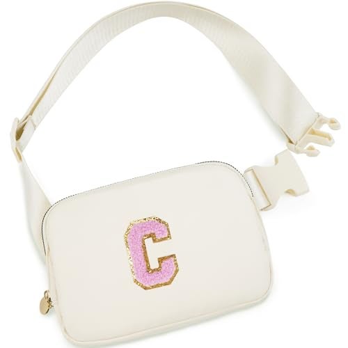 Uygafly Customized Mothers Day Gifts - Customized Gifts for Mom,Birthday Gift for Mom,Mom Gifts From Daughter,Mother in Law Gifts,Mama Gift Idea,Crossbody Bag Belt Bag | Cream,C - Image 1