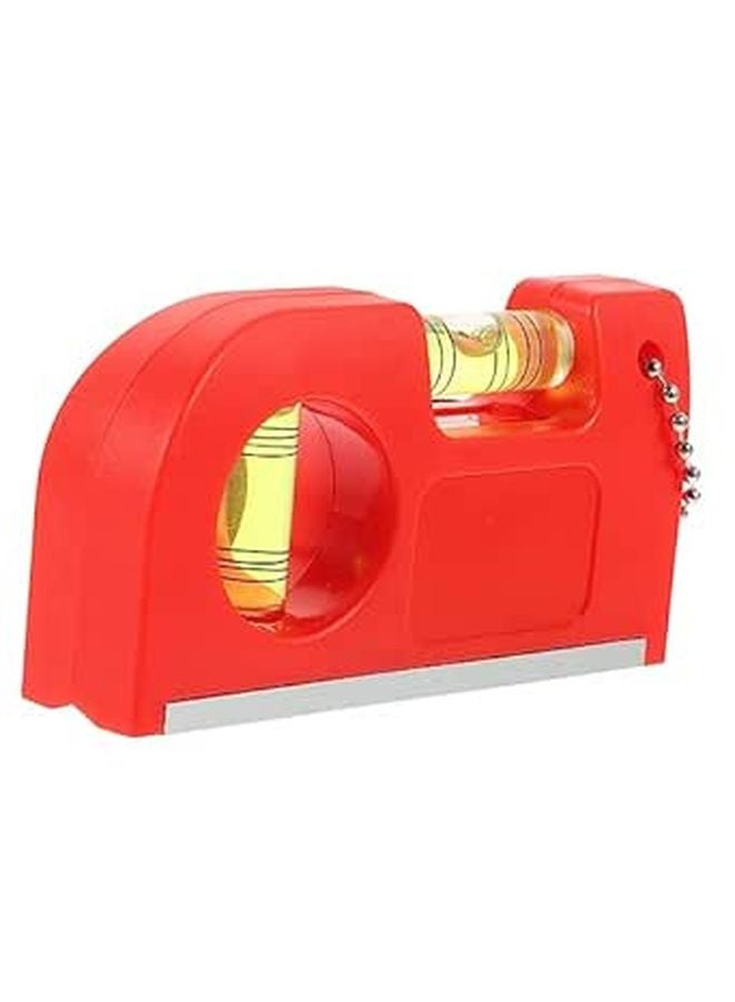 Gatuida Red Line Level Tool Hanging Bubble Level for Construction and DIY Projects - Image 1
