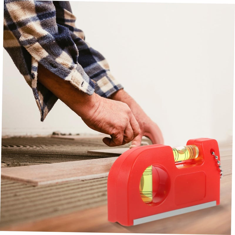 Gatuida Red Line Level Tool Hanging Bubble Level for Construction and DIY Projects - Image 4