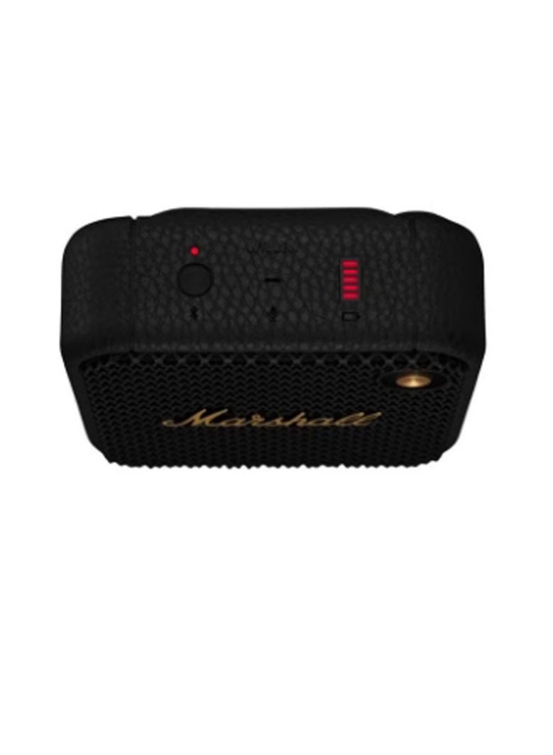 MARSHALL WILLEN Marshall Portable Wireless Bluetooth Speaker Mini Speaker Subwoofer Outdoor - Black / Brass - Image 2