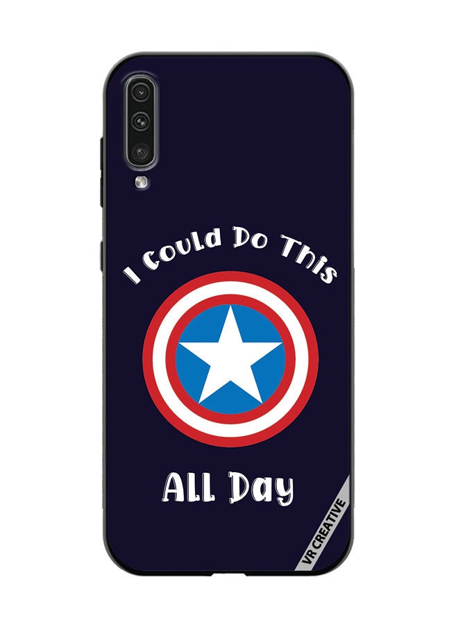 VR CREATIVE Protective Case Cover For Samsung Galaxy A70/A70s Captain American Design Multicolour - Image 1