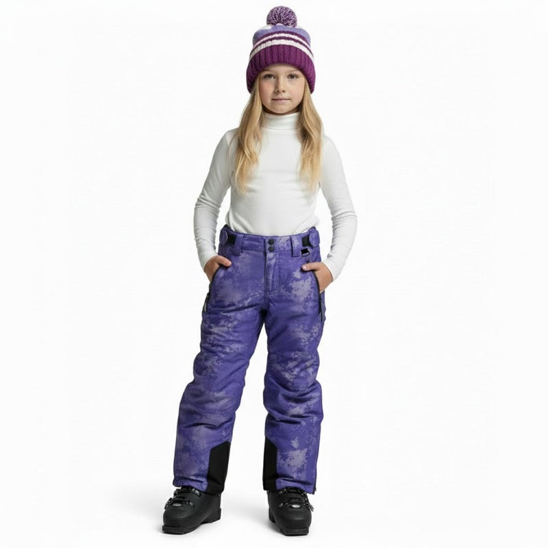 Arctic Quest Insulated Ski and Snow Pants for Boys and Girls, Water Resistant Trousers for Kids - Image 2