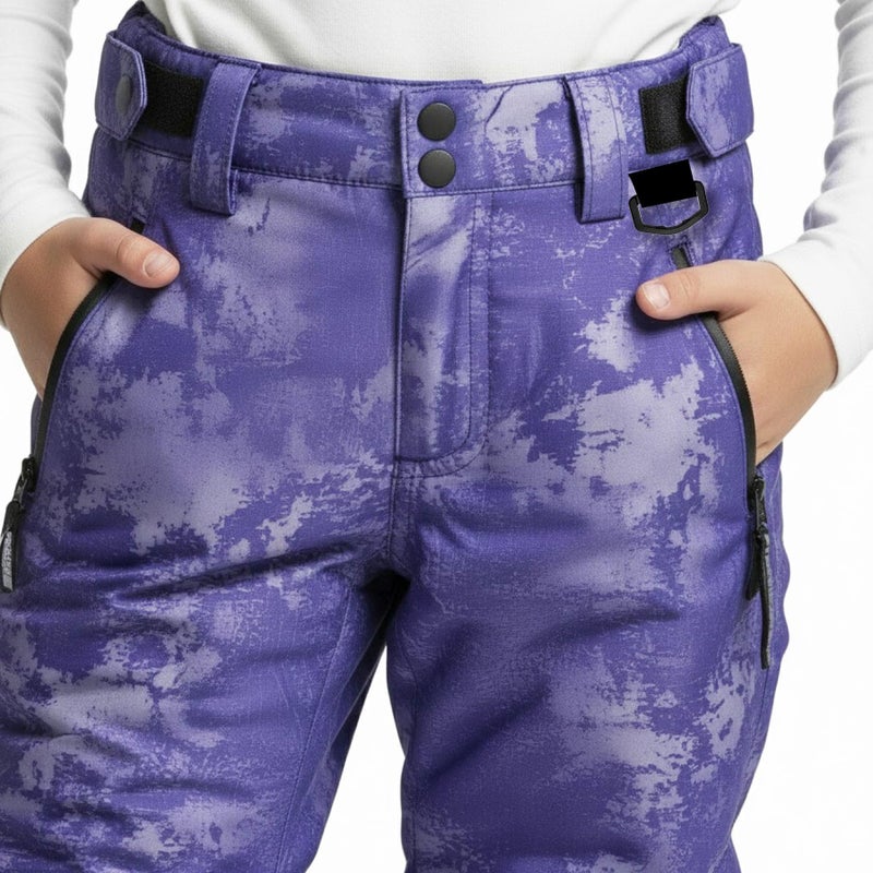 Arctic Quest Insulated Ski and Snow Pants for Boys and Girls, Water Resistant Trousers for Kids - Image 5