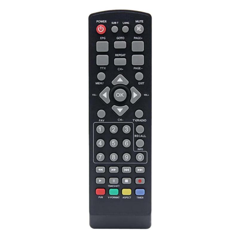 جهاز تحكم عن بُعد عالمي لجهاز استقبال DVB-T2 - لا يتطلب برمجة، مسافة إرسال 10 أمتار، جهاز تحكم بديل لمستخدمي التلفزيون الذكي وجهاز استقبال DVB-T2 - Image 1