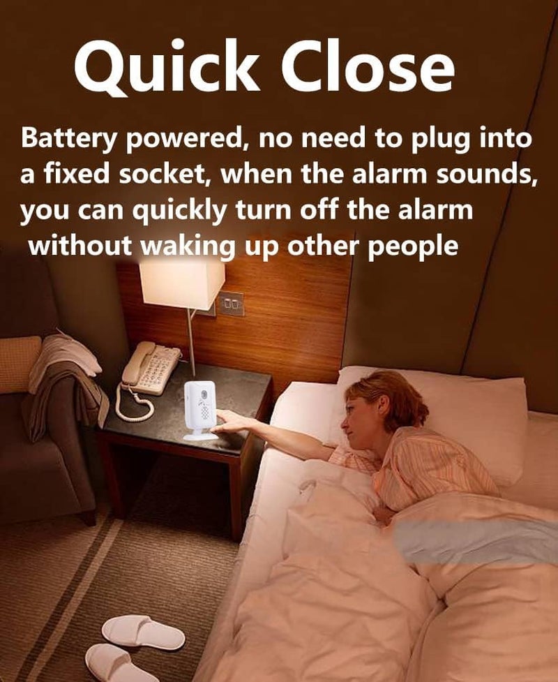 Nesthao Upgraded Bed Sensor Alarm and Fall Prevention for Elderly/Dementia and More, Caregiver Pager Motion Sensor Alarm with 5 Volume Levels - Image 4