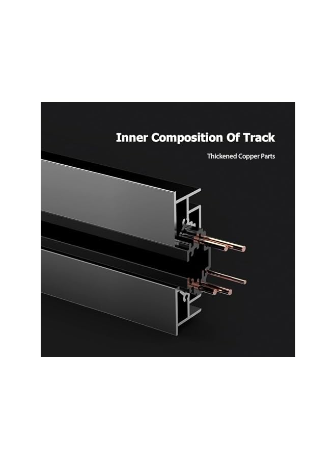 The Bros Removable Electrical Outlet Track System 8000W High Power Track System Movable Wall Outlet Extender We-free Power Strip Sliding Rail Cables Management Compartment for Home Improvement Projects  - Image 3