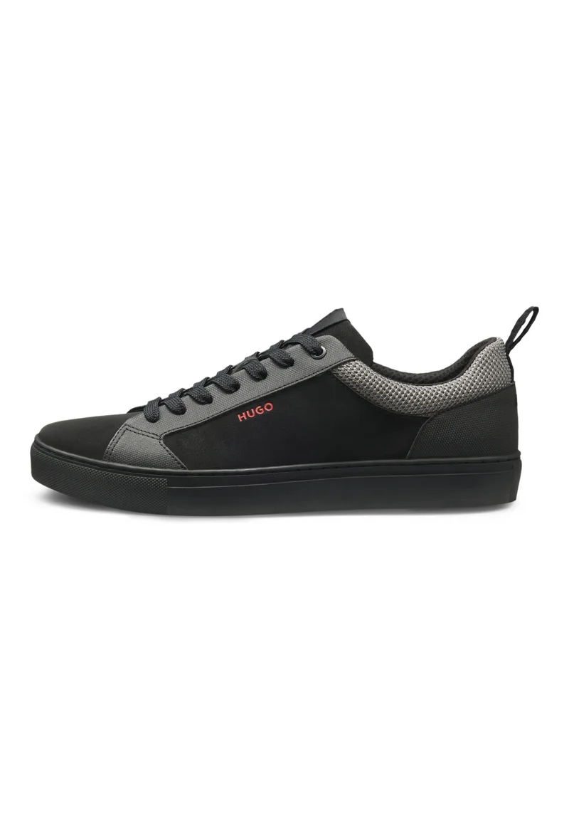 HUGO Faux-nubuck trainers with mesh collar