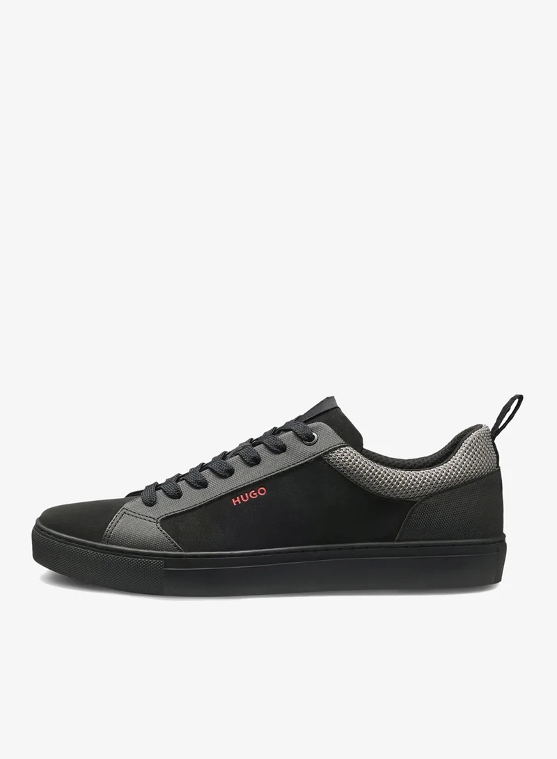HUGO  Faux-nubuck trainers with mesh collar for Men | Best Price UAE