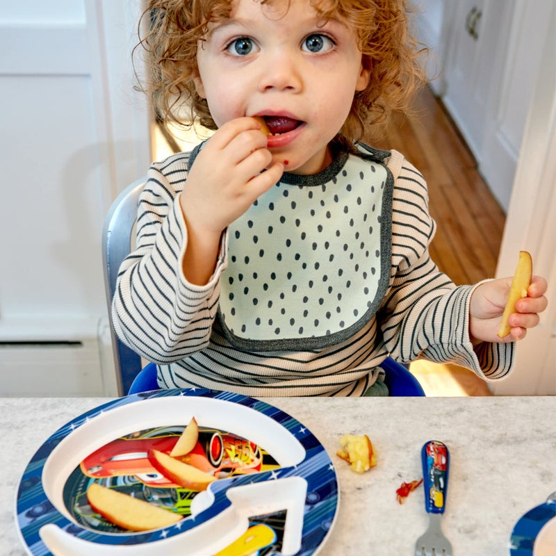 The First Years Disney/Pixar Cars Dinnerware Set - Toddler Plates and Toddler Utensils - 4 Count - Image 4