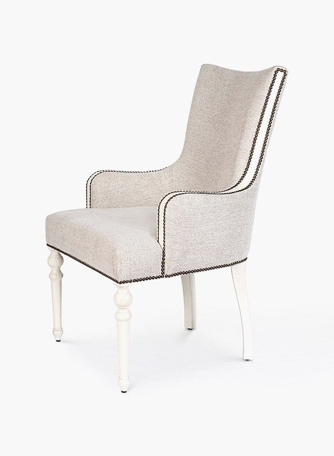 2XL Home Rio Dining Armchair- White  - Image 2