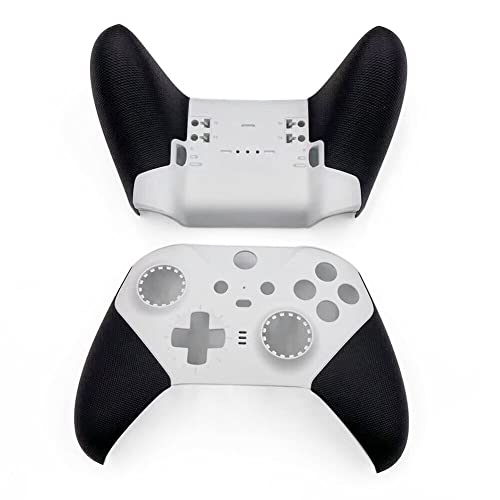 Junsi Replacement Housing Shell Case Cover Faceplate Repair Parts Compatible with Xbox Elite Wireless Controller Series 2 - Core Edition, White - Image 1